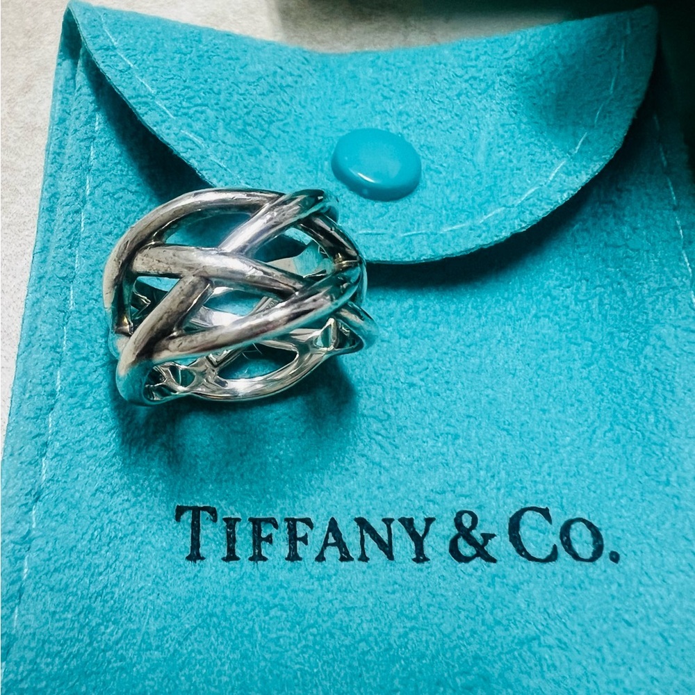 Tiffany & Co silver ring size 5